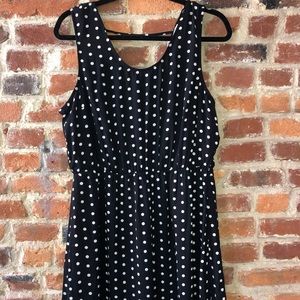 NWT DR2 Black and White Polka Dot Dress